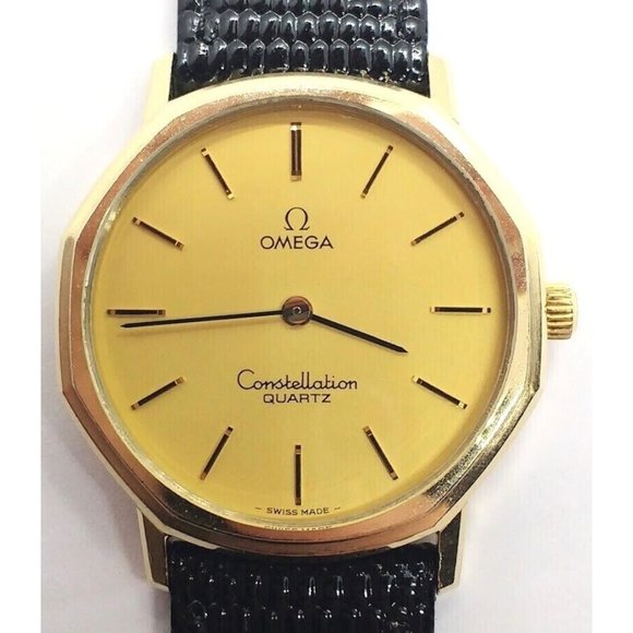 Vintage 1975 Omega Constellation Swiss Gold Filled Quartz Men's Watch 1970's - Picture 2 of 3